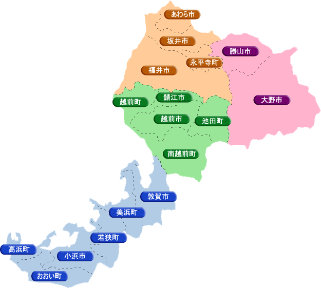 福井県医師求人募集マップ