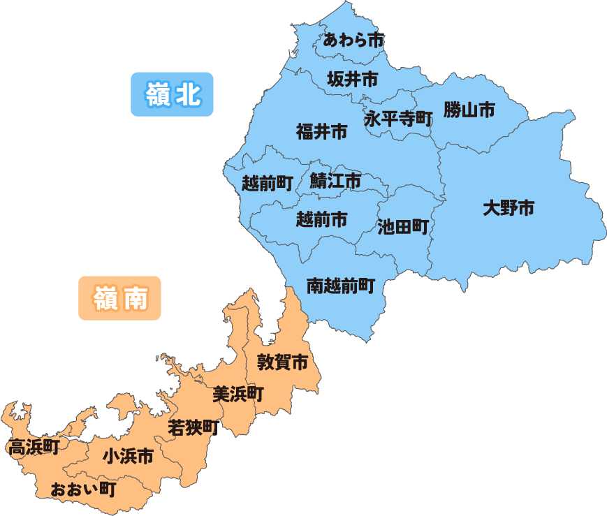 福井県地図